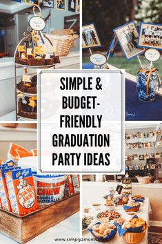 simple and budget - friendly graduation party ideas