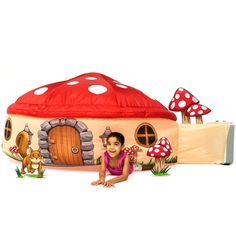 BUILD IN SEcONDS, PLAY FOR HOURS - No Assembly Required AirFort inflates in less than 30 seconds, sets up and cleans up in no time, no Pillows, no Sheets, no Mess The AirFort Size is 77 wide x 50 tall DURABLE AND BREATHABLE cONSTRUcTION - Perfect for Parties, Playdates & Sleepovers AirFort is big enough to accommodate lots of guests At 65 ft in diameter and over 4 ft tall, AirFort is roomy so no one gets left out Invite all your friends THE PERFEcT ALTERNATIVE TO ScREEN TIME - Honest tech-free constructive play that helps bring out your childs ever growing imagination At AirFort we believe that fun brings the family together SAFE, WORRY-FREE FORTS FOR KIDS OF ALL AgES - child Safety Tested and Approved No floor for an easy entrance and exit, viewing window for kids to see in and out, and m Host A Tea Party, Cool Forts, Play Fort, Kids Forts, Kids Play Tent, Build A Fort, Birthday Plate, Magical Kingdom, Tiki Hut