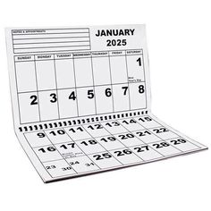 a desk calendar is shown with the date circled on it's side and numbers marked in