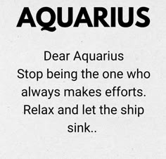 a black and white photo with the words aquarius written in bold font on it