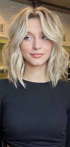 Textured Lob, Blonde Lob, Blonde Haircuts, Lob Haircut, Short Blonde Hair, Medium Hair Cuts, Medium Length Hair Cuts