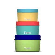 #color_Tropical Smoothie Pantry Fridge, Food Canisters, Tropical Smoothie, Silicone Lid, Freezer Friendly, Canister Sets, Canisters, Pantry, Food Grade