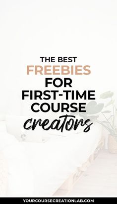 The best freebies for first-time course creators: Online course creation tips Learn Business, Online Business Tools, Instructional Design, Learning To Write