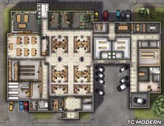 an overhead view of a restaurant floor plan