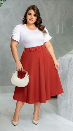 Teacher Outfits, Church Outfits, Wardrobe Ideas, Modest Dresses, Office Wear, Midi Skirt, Jumper, Plus Size, My Style