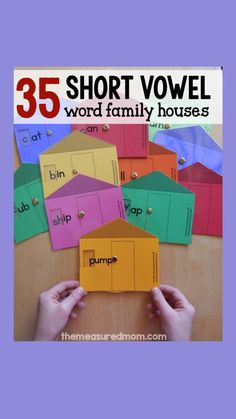 Early Reading Activities, Word Families Printables, Sight Word Readers, Word Family Activities, Family Printables, Family Houses, Phonics Books