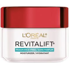 Revitalift Anti-Wrinkle & Firming Fragrance Free Face & Neck Cream helps smooth, firm, and hydrate areas of your skin that can be prone to visible signs of skin aging, like wrinkles loss of elasticity. This face and neck cream is formulated with Pro Retinol and Centella Asiatica and helps to firm and smooth the appearance of skin. The Revitalift Anti-Wrinkle & Firming Face Moisturizer + Neck Cream helps provide long-lasting moisture. Help moisturize your skin and address your top ski Loreal Revitalift, Fragrance Free Moisturizer, Face Cream For Wrinkles, Retinol Moisturizer, Skin Care Lotions, Anti Aging Wrinkles, Anti Aging Moisturizer, Neck Cream, Anti Aging Face