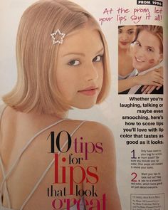 Teen Time Machine on Instagram: “The fancy flat n’ flip, Teen mag, March 1996.  #90s #1990s #90shair #vintagehair #prom #fancy #fancyhair #barrette #formal #babychic #1996” 1996 Hairstyles, Bubble Flip Hair, Late 90s Hairstyles, 1990s Fashion 90s Style, 1990s Hair, 1990s Looks, 2000s Hairstyles, Fancy Flats, 90s Hairstyles