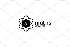 the logo for maths university, which is designed to look like an atomic symbol