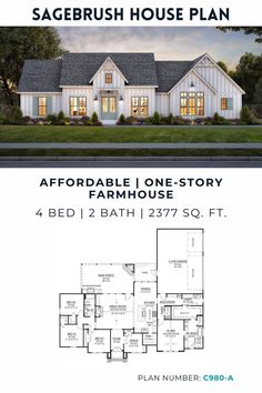 the floor plan for this two story house is shown in white and has three windows