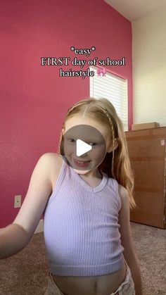 Jessica Skube on Instagram: "Heading into 2nd grade like… 😍 back to school hairstyles for girls starting w/ this super easy braided hair down but of your face look 👀 Should my boys be next? #hairtutorial #hairstyle #backtoschool #firstdayofschool #hairideas #girlmom #grwm" Easy Hairstyles For Kids For School, Easy Hairstyles For Kids To Do, Cute Easy Hair Styles For School Fast, Easy Hairstyles To Do For School, Hair Down With Little Braids, Cute And Easy Hairstyles For Kids, Cute Hairstyles For School Pictures, Cute And Simple Hairstyles For School, Hair Ideas For Picture Day At School