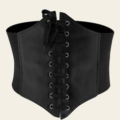 Nwt. I Accidentally Bought Two Of These. Lace Up Mid Section In The Front Elastic To Go Around With Elastic In The Back. I Love Mine. Cinto Corset, Black Corset Belt, Waist Belt Women, Waist Trimmer Belt, Fashion Corset, Waist Corset, Ikat Pinggang, Waist Trimmer, Corset Belt