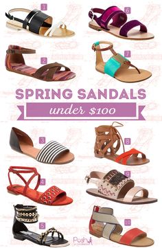 Flat sandals for women under $100, great summer sandals all under $100.  @Madewell @STEVE MADDEN @Splendid @TOMS Rockabilly Accessories, Spring Sandals, Vintage Gothic, Gothic Lolita, Sandals Summer, Flat Sandals, Womens Sandals, Sandals