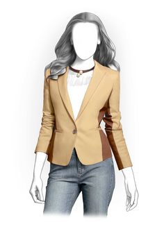 an image of a woman's jacket and jeans on the front page of a website