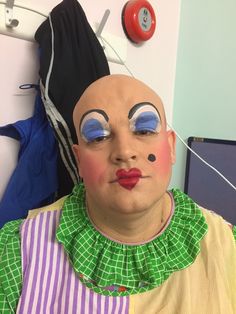 Pantomime Dame Makeup, Panto Dame Makeup, Pantomime Ideas, Pantomime Makeup, Panto Dame, Pantomime Dame, Worst Makeup, Gcse Drama, Shower Makeup