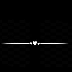 two hearts on a black and white checkered background