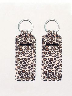 1/2/3Pcs Leopard Print Chapsticks Holder Keychain For Lipstick, Stocking Stuffers For Women,Lip Balm Holder Keychain Clip On Lipstick Sleeve Lipstick Holder Keychain Tight-Knit Elastic Lip Balm Keychain Holder,Clip-On Sleeve Lip Balm Pouch Keychain Lip Balm Holder Keychain Lipstick Holder Elastic Lip Balm Holder Lip Balm Pouch Keychain Home Travel Outdoor Accessories Pink    Polyester Plain,Striped,Textured Pattern    Bag Accessories, size features are:Bust: ,Length: ,Sleeve Length: Stocking Stuffers For Women, Keychain Clip, Lip Balm Holder, Lipstick Holder, Stripes Texture, Outdoor Accessories, Textures Patterns, Lip Balm, Bag Pattern