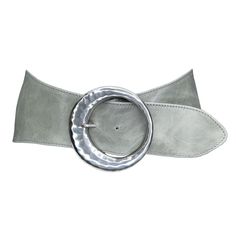 Soft, and Comfortable Wide Waisted soft leather sash belt in a beautiful light sage color and hammered old silver round buckle Front Width 2.5". Back Width 4" Italian Leather Made in California Heart Belt, Audio Room, Silver Belts, Leather Silver, Mode Inspiration, Silver Heart, Passion For Fashion, Italian Leather, Soft Leather