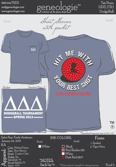 Dodgeball Shirts Ideas, Tri Delta St Jude Shirt, Sorority Formal Shirts Design, Dads Weekend Shirts Sorority, Tri Delta Shirts, Kickball Tournament, Sorority Formal Tshirt, Kickball Party, Delta Zeta Shirts