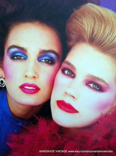 80s Makeup Authentic, Decade Makeup, Period Makeup, 1980's Hair