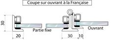 the diagram shows how to install an external door handle with two handles and one lever