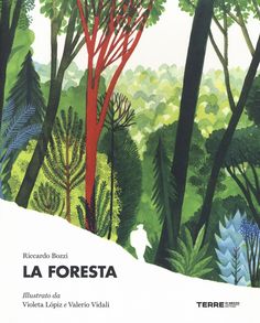 the cover of la foresta, with trees and plants in the foregrounds