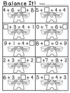 Slide1%255B8%255D.png (image) Think Addition To Subtract, Equivalent Expressions, Equal Sign, Balancing Equations, Balance Scale, Algebraic Thinking, Math Number Sense, Math Practice, Second Grade Math