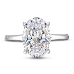 an oval cut diamond engagement ring