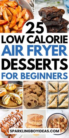 Indulge in our collection of air fryer dessert recipes, perfect for satisfying your sweet cravings on a weight loss diet. From gooey air fryer brownies to donuts, our quick air fryer treats are a breeze to make. Explore healthy air fryer desserts like apple pie bombs, donut holes, air fryer cookies, and fried Oreos, you'll find a variety of healthy dessert recipes. From gluten-free air fryer desserts to delicious, low-carb dessert recipes you'll find them all. Air Fryer Treats, Low Fat Air Fryer Recipes, Low Calorie Air Fryer, Air Fryer Brownies, Air Fryer Dessert Recipes, Air Fryer Cookies, Air Fryer Desserts, Air Fryer Dessert