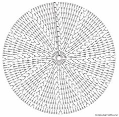 an image of a circular doily with many rows of stitches on it, vintage line drawing or engraving illustration