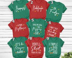 A Christmas Story Shirt, Christmas Group Shirt, Christmas Movie Quotes, Funny Saying Christmas Tee, You'll Shoot Your Eye Out Tee N-16112228 👏CONGRATULATIONS You have found an online shop with reasonable prices, amazing quality, and fast shipping  We offer shirts for VACATIONS, HOLIDAYS, EVENTS, FAMILY REUNIONS, BIRTHDAYS, MOTHER'S DAY, FATHER'S DAY, GRADUATIONS, FUNNY T-SHIRTS as well as CUSTOM T-SHIRTS.  💖Description💖  --About this T-shirt--  👉Our Adult Unisex T-Shirt brand is BELLA CANVAS Available in size: XS, S, M, L, XL, 2XL, 3XL, 4XL, 5XL - 100% Airlume combed and ringspun cotton (fiber content may vary for different colors) - Light fabric (4.2 oz/yd² (142 g/m - Retail fit - Tear away the label - Runs true to size  👉Our Youth Unisex T-Shirt brand is Gildan-Kids Heavy Cotton Tee Christmas Story Movie Shirts, Christmas Story T Shirts, Christmas Movie Quotes Funny, Christmas Story Quotes, Christmas Movie Quotes, Story Quotes, Movie Quotes Funny, Group Shirts, Christmas Story