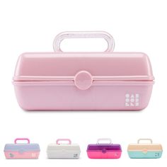 PRICES MAY VARY. CABOODLES PRETTY IN PETITE HARD COSMETIC CASE: Everything is cuter in miniature form, including Caboodles. The Pretty In Petite collection is the smaller version of our iconic On-The-Go Girl case – keeping your makeup organized and compact. SMALL BUT MIGHTY: At 5.5" x 9" x 3.8", this makeup organizer offers plenty of storage for a mini glam collection. Stash larger brushes and mascaras in the bottom and organize nail polish and lipsticks in the top. SECURE AND PRACTICAL: Equippe Organize Nail Polish, Caboodles Organization, Makeup Caboodle, Claire's Accessories, Girl Cases, Diy Nail Polish, Fashion Mirror, Fishing Tackle Box, Plastic Organizer