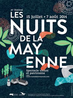 the poster for the festival shows an image of flowers and trees