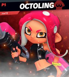 Game: Super Smash Bros. Ultimate (mod) Credits: JoeTEGameMods (Twitter-X) Octolings Splatoon, Splatoon Funny, Splatoon Aesthetic, Splatoon Clothes, Splat Tim, Splatoon Art, Game Creator