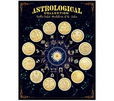 the astrological collection with twelve gold coins