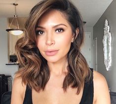 Cute Medium Haircuts, Makeup Tip, Brunette Balayage, Brown Hair Balayage, Brown Balayage, Hair Color Balayage, Medium Hair Cuts, Hair Envy, Great Hair