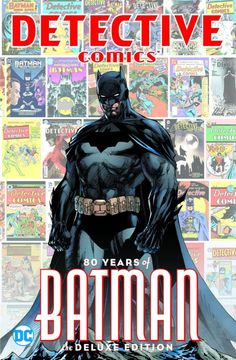 the batman comic book is being held up