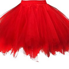 Fabric:Lightweight Soft Tulle And Polyester;Double Layer Of Satin Slips Underneath The Tulle To Prevent Scratching Gentle Sensitive Skin Above Knee,Very Fluffy,Comfortable To Wear,Not See-Through;Elastic Waistband. Fits 31-39 Waist And Approximately 18.5 Length Circus Baby Cosplay, Princess Style Wedding Dresses, Red Ballerinas, Wedding Dress Costume, Gonna In Tulle, Skirt Tutu, Tutu Ballet, Diy Tutu, Devil Costume