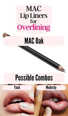 14 Best MAC Lip Liners for Overlining & Ombre Lip Looks Lipstick Combinations, Lip Liner Shades, Mac Stripdown, Lipstick Combos