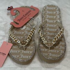 Nude Juice Couture With Tags Slippers Size 7 Juicy Couture Slides, Juicy Couture Slippers, Juice Couture, Juicy Couture Shoes, Couture Shoes, Juicy Couture, Juice, Slippers, Size 7