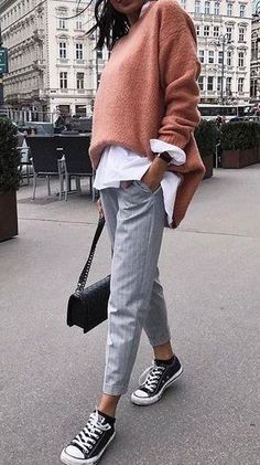 Sneaker Outfits, Winter Outfits Warm, Style Casual Chic, Fall Street Style, Casual Winter Outfits, Sneakers Outfit, 가을 패션