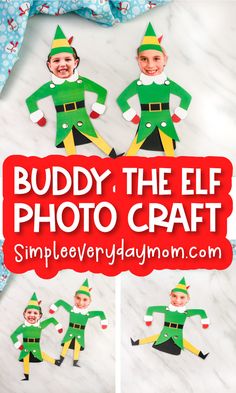 an advertisement for buddy the elf kids craft