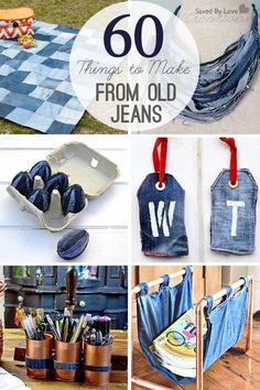 there are many different things to make from old jeans