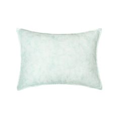 a white pillow on a white background