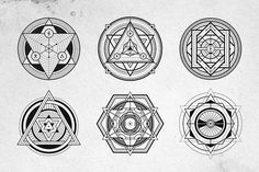 six different types of sacred symbols