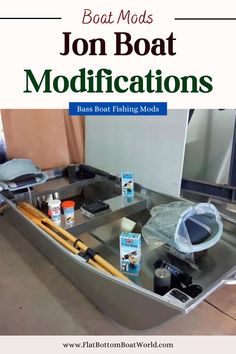 jon boat mods, jon boat modifications, bass boat, jon boat fishing, jon boat fishing setup, jon boat bass boat setup, jon boat bass boat modifications, jon boat to bass boat, jon boat to bass boat conversions Flat Bottom Boats, Jon Boat, Bass Boat, Boat Accessories, How To Set Up, Boat Building, Bass Fishing