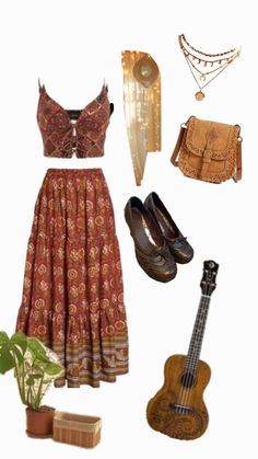 Hippie Fashion Aesthetic, 70s Hippie Outfits, 70s Inspired Outfits, Outfit Inso, 70s Inspired Fashion, Really Cute Outfits, Inspiration Style, College Outfits