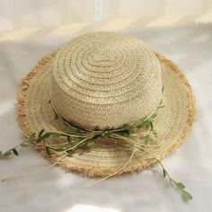 New 100% Paper Material Band On The Inside Care Instructions: Dry Clean Only Stylish Design: This Straw Hat Features A Cute Bowknot That Adds A Touch Of Elegance To Your Summer Outfit. Perfect For Summer: Keep Cool And Protected From The Sun With This Sunshade Beach Hat, Perfect For Outdoor Activities. High-Quality Material: Made Of Durable Rattan, This Hat Is Perfect For Long-Term Use And Can Withstand The Wear And Tear Of Everyday Use. Versatile: This Hat Is Perfect For A Day At The Beach, A P Christmas Door Hangings, Wide Brim Hat Summer, Summer Straw Hat, Straw Hat Beach, Wide Brim Hats, Sun Visor Hat, Summer Hats For Women, Brim Hats, Wide Brim Sun Hat