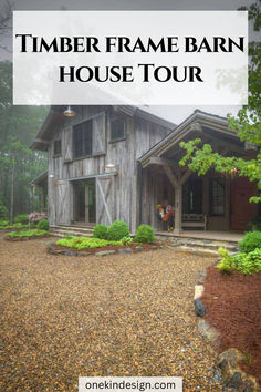 This timber frame custom home was designed by RMT Architects and built by Ronnie D. Waller Construction, located in Highlands, a town in Macon County, North Carolina. This gorgeous rustic barn house encompasses 3,587 square feet, featuring comfortable and inviting living spaces.