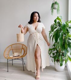 Denise Mercedes, Cute Sundress, Plus Size Baddie Outfits, Look Plus Size, Spring Fashion Casual, Gloomy Day, Moda Plus